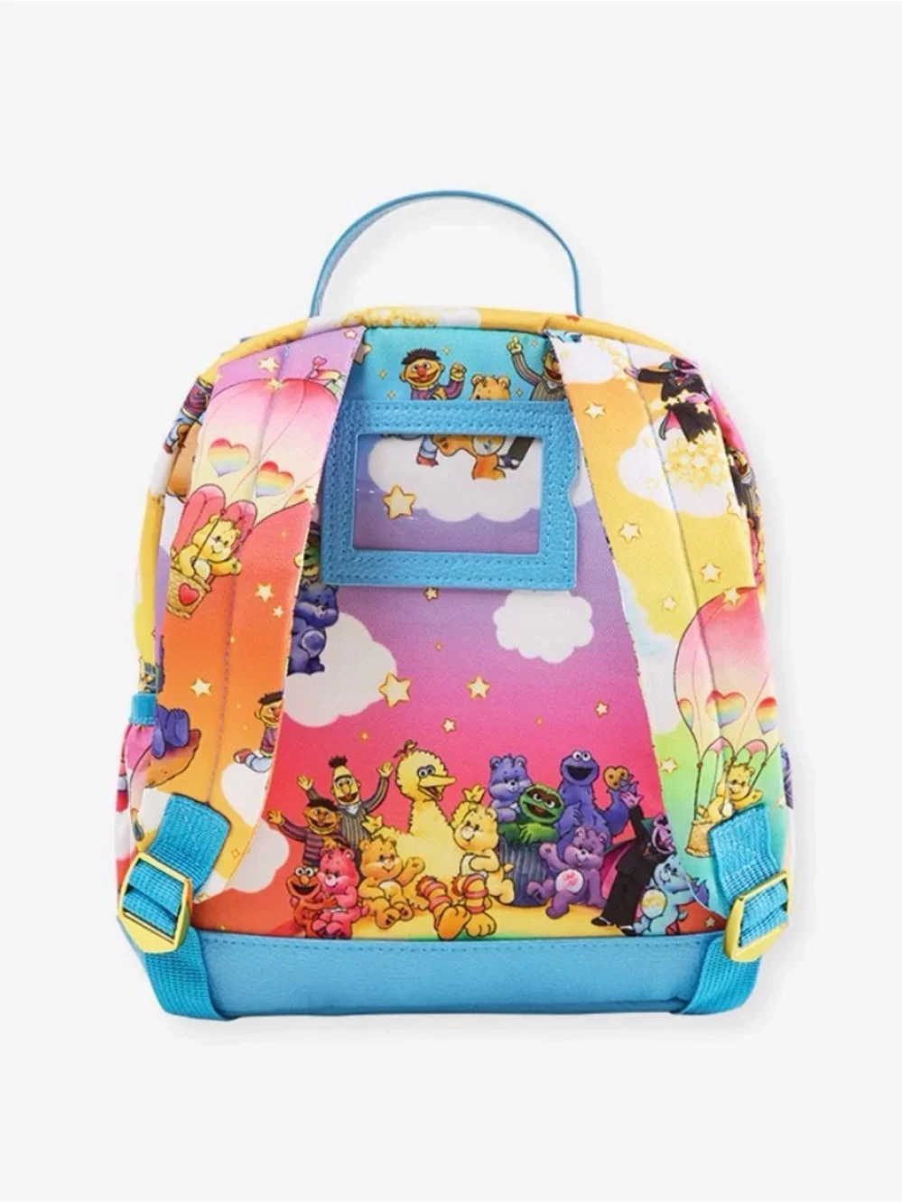 Posh Peanut Multicolor Care Bears x Sesame Friends Kids Mini Backpack